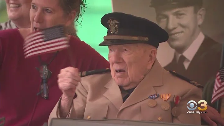 Special Veterans Day Parade Held For World War II Vet On His 105th Birthday