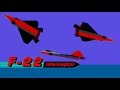 Real-Time 3D Flight Sim on Genesis: F-22 Interceptor