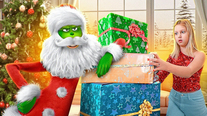 Zły duch GRINCH zabiera prezenty! 👿🎁Przerażający duch w domu Amelki! Historia dla nastolatków🎄