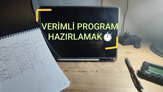 Veri̇mli̇ Ders Programi Hazirlamak