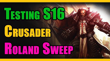 Diablo 3 Crusader Build - Roland Sweep Testing for Season 16