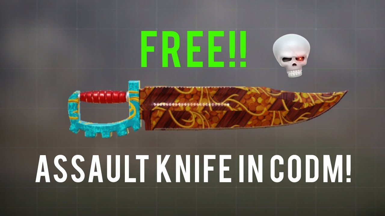 How to get a free assault knife in codm |Frexy codm
