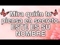 Mira quien te piensa en secreto 🤫 Te digo su NOMBRE 😱😍 Elige una carta 💌 TAROT INTERACTIVO