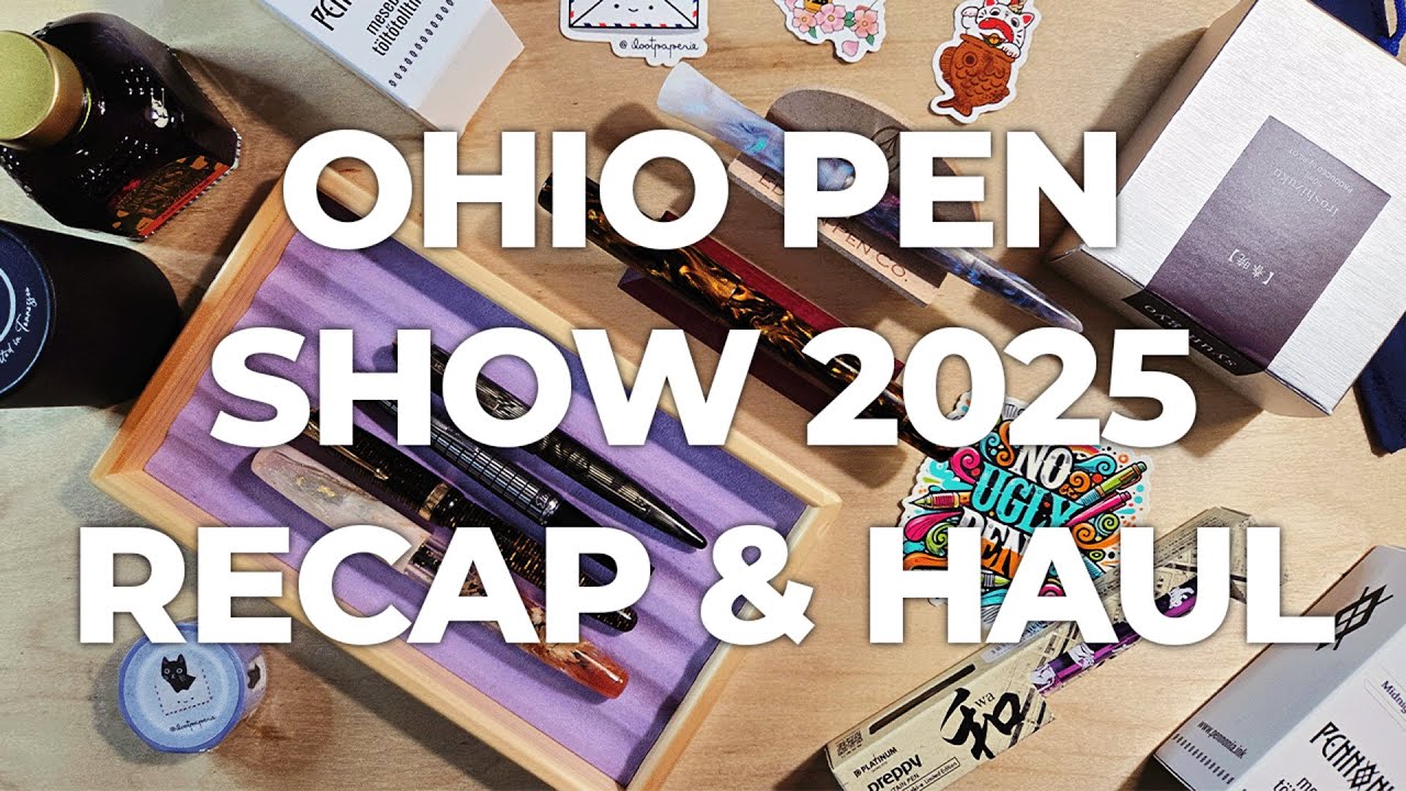 Итоги и подарки с выставки Ohio Pen Show 2025 | Современные и винтажные перьевые ручки, чернила и...