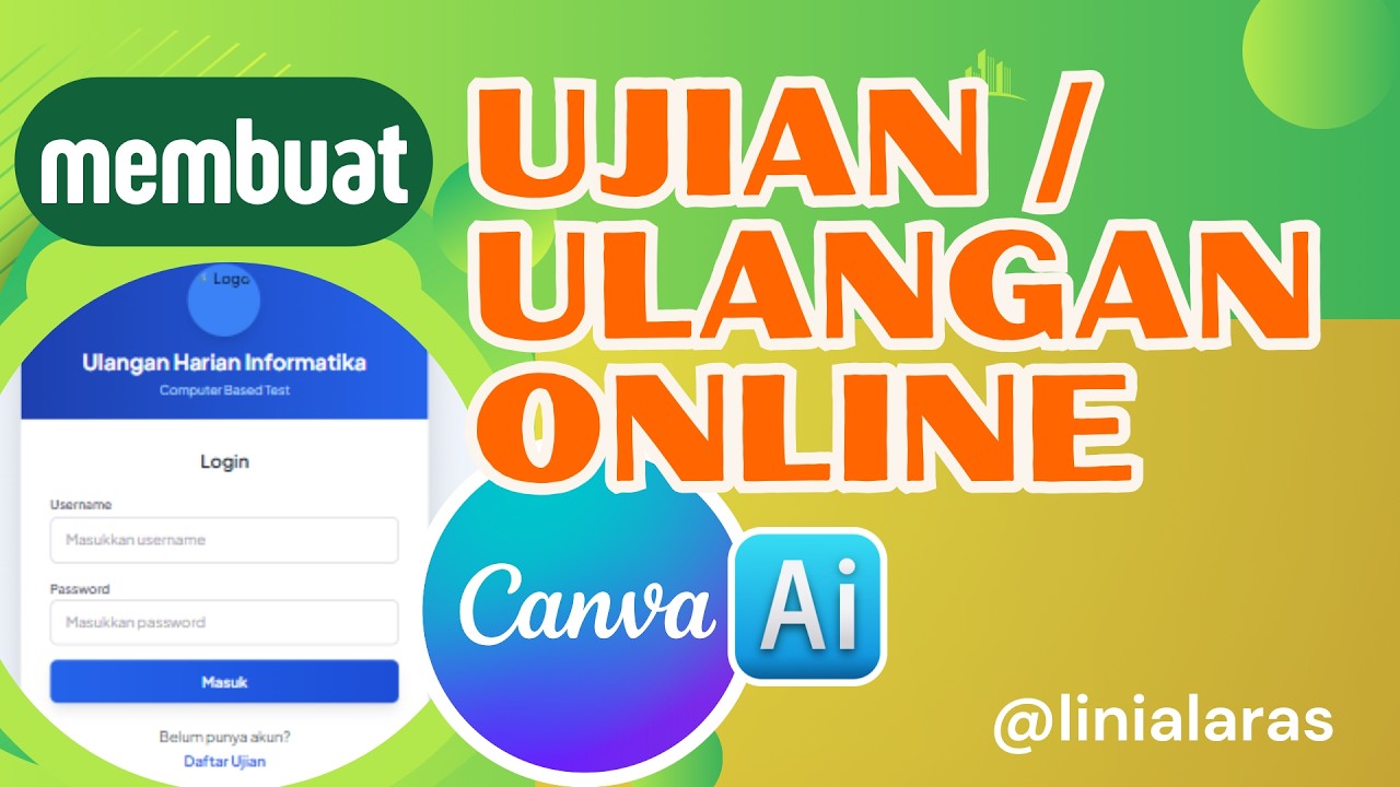 🔴 Membuat Ujian / Ulangan Online seperti ANBK/TKA dengan Canva Ai