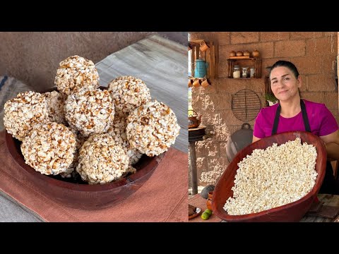 Postre Bolas De Palomitas Acarameladas De Piloncillo Ponteduros La Herencia De Las Viudas 
