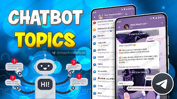 COMO CREAR UN CHATBOT EN TELEGRAM / INICIO PERSONALIZADO, BOTONES, TOPICS Y MAS / MAYDROID