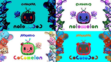 Fast Speed Combined of Cocomelon Intro Logo Effects