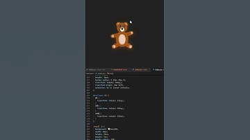 How to create a teddy bear🧸 using html css || css creative design #shorts
