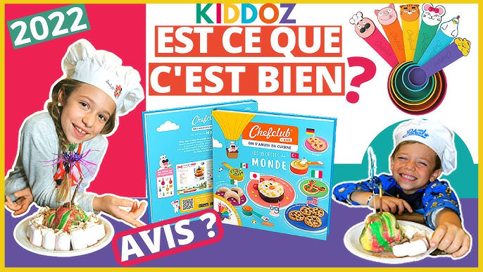 Chefclub Kids - Coffret pour enfant : Livre de Cuisine et Tasses à mesurer  - On s'amuse en cuisine