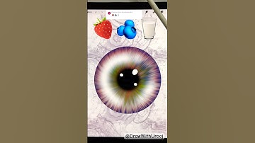 Digital Emoji Eye Mixing on request 😍 #procreate #colourmixing #colormixingmagic #emojimix