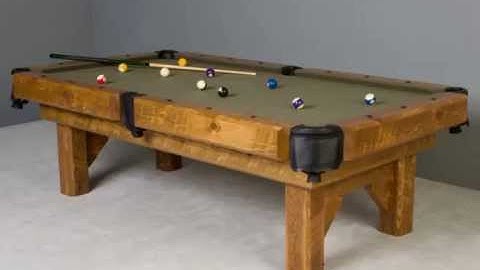 Timber Lodge Pool Table for the Perfect Cabin