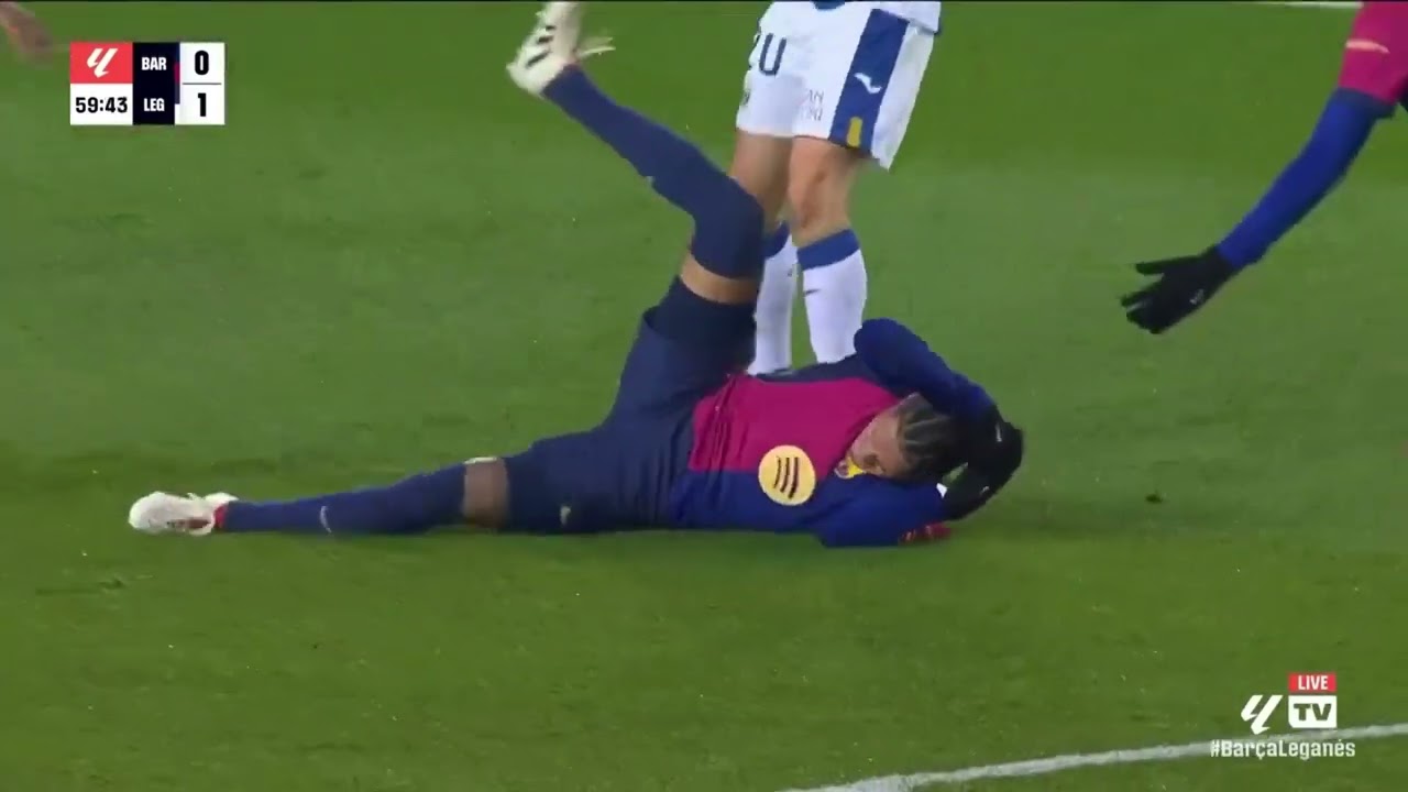 Foul on Raphinha - Penalty? | FC Barcelona 0-1 CD Leganes | LaLiga 24/25 MD17