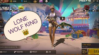 Lone wolf is Zara ff | Lone wolf top 1 player - Funny lone wolf video - Hide trick lone wolf