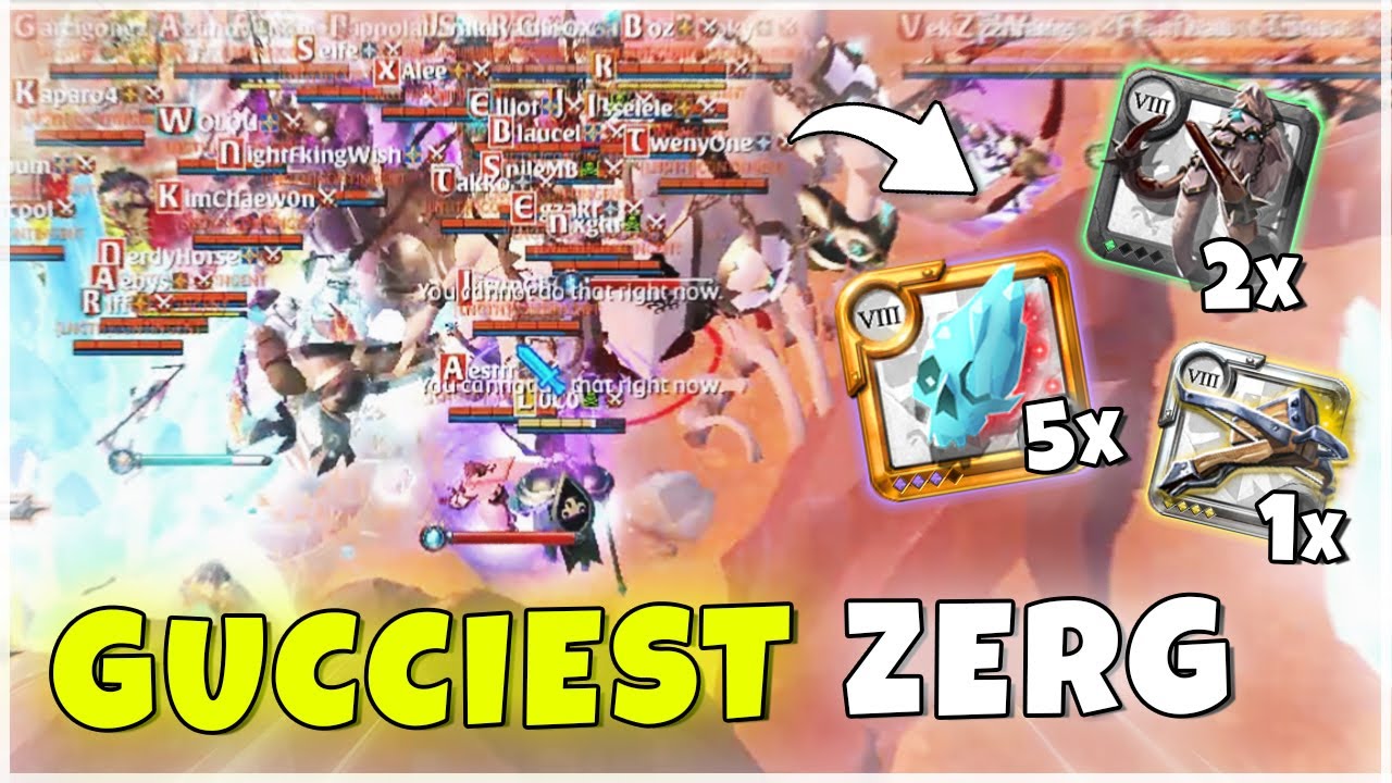 МЫ СРАЖАЛИСЬ С ГИЛЬДИЕЙ №2 В ИГРЕ!! | EU | EQMS | Albion Online ZVZ