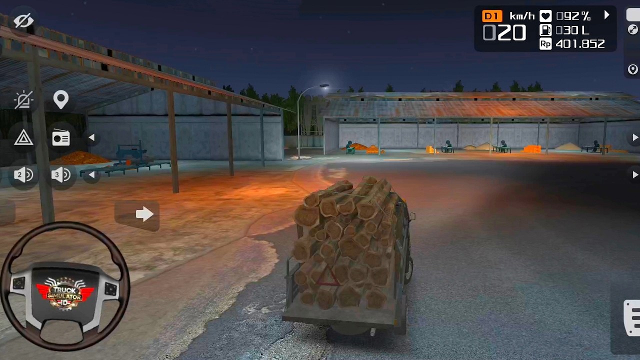 transporting Heavy Wood  from Forest 🌲to Factory 🪑 | Realistic Truck Gameplay