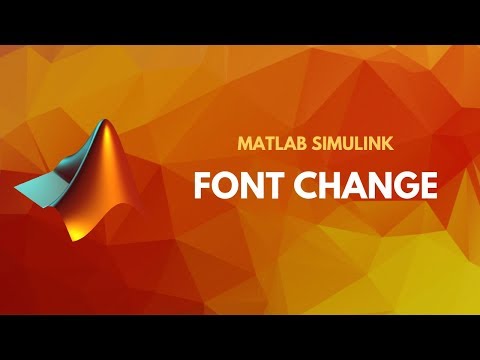 How To Change Default Font In Simulink?