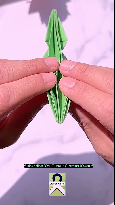 Origami make paper boats - Membuat Perahu Kertas Berwarna
