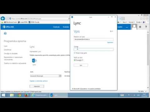 Microsoft Lync - namestitev in zagon