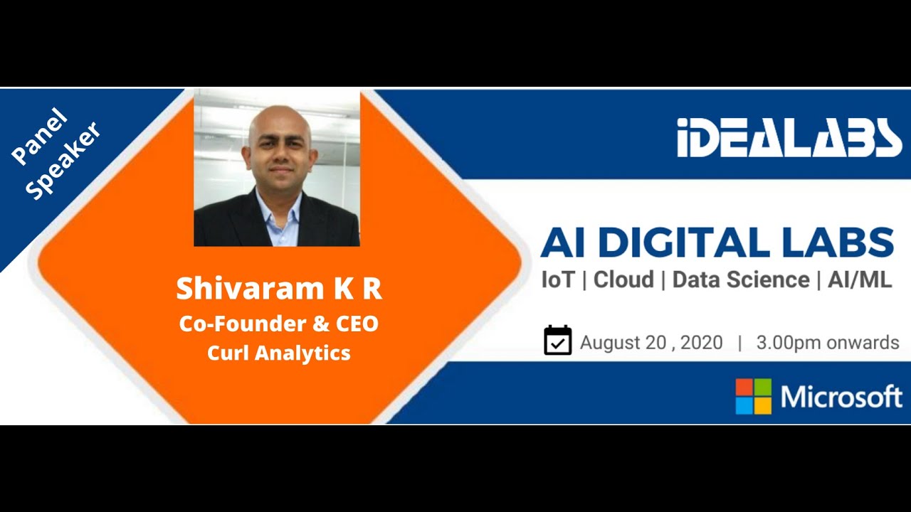 Shivaram KR, Co-Founder and CEO, Curl Analytics
