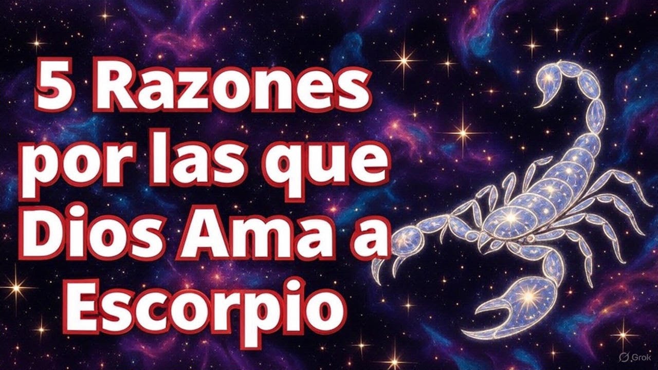 5 Razones por las que Dios Ama Profundamente a ESCORPIO La Verdad Que ...