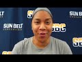 #SunBeltWBB: Zenarae Antoine, Texas State (W) Media Availability
