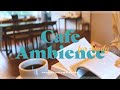 Rainy Day Coffee Shop☕️ Ambience for Relaxing  | Cafe Sounds, White Noise | Study, Work