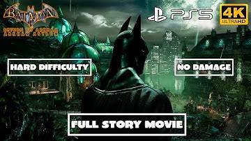 Batman: Return to Arkham Asylum | Full Story Movie - Hard (No Damage) | 4K HDR 60FPS