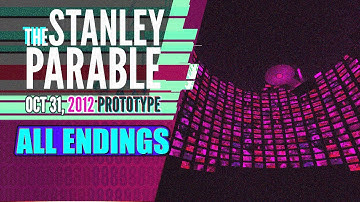 The Stanley Parable: HD Remix Oct 31, 2012 Prototype  - All Main Endings  - Gameplay