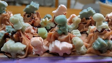How To Make DINOSAUR Soap | Making Cola Cube Scented Soap