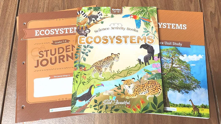 Science Activity Books for Littles ECOSYSTEMS Flip Through || The Good and The Beautiful