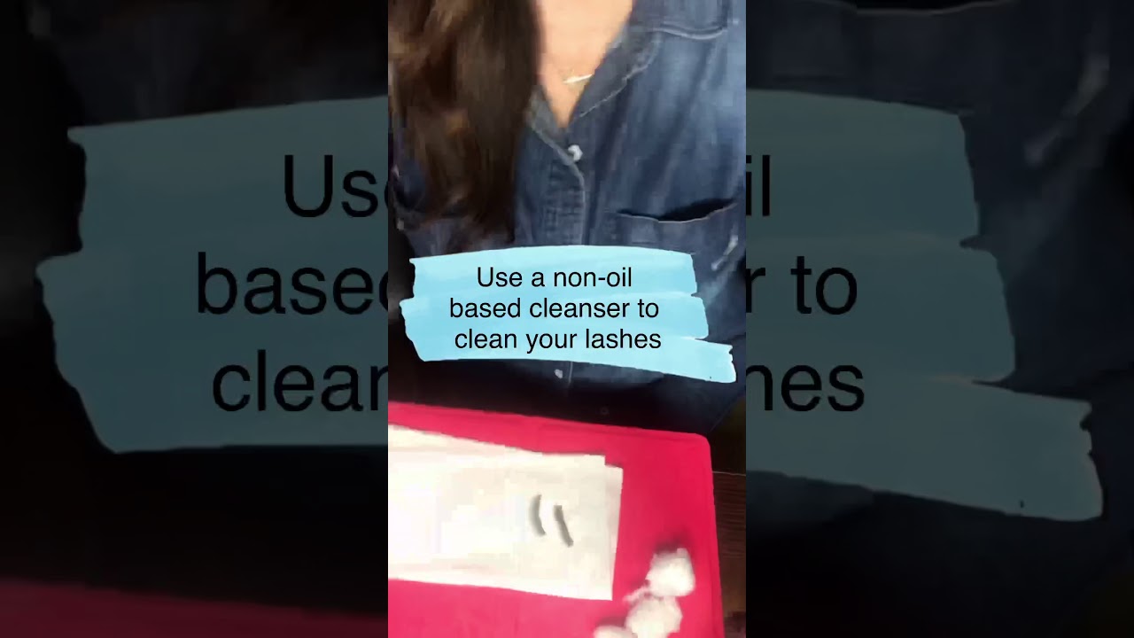 Removing magnetic lashes & eye liner