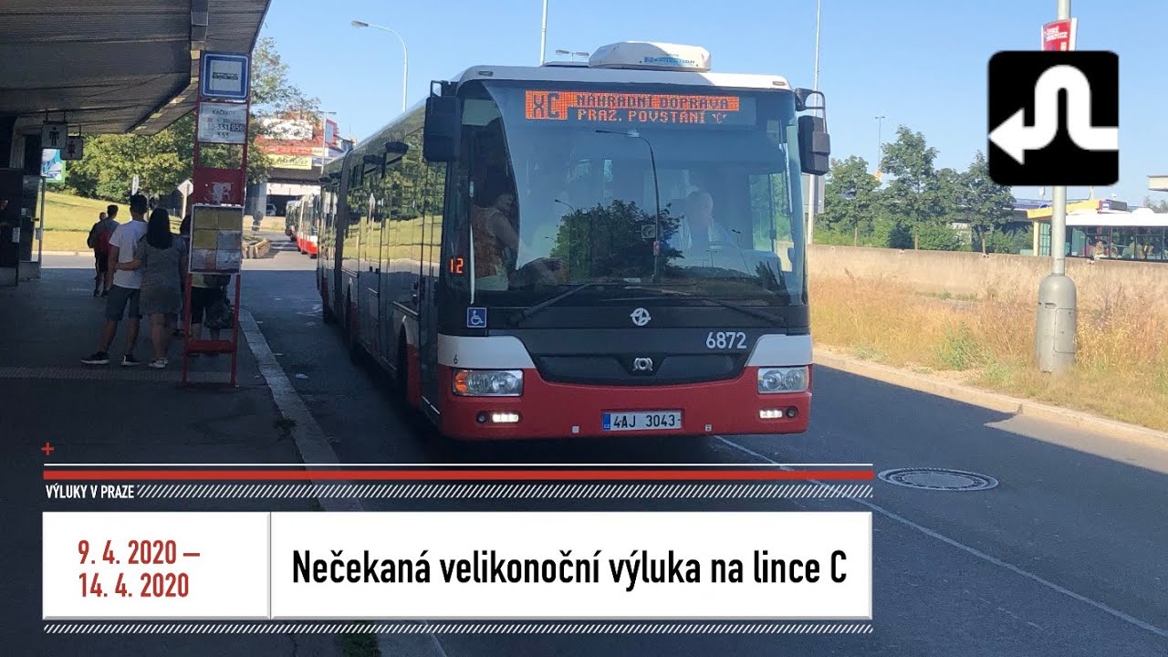 🚧 Nečekaná velikonoční výluka na lince C [4K]