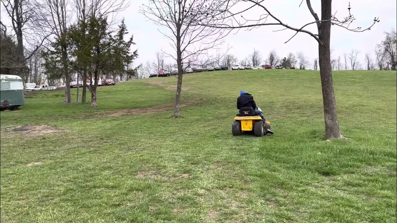 We bought us a junkyard mower YouTube