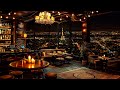 Elegant jazz saxophone in paris luxury bar ambience  relaxing background music for stress relief