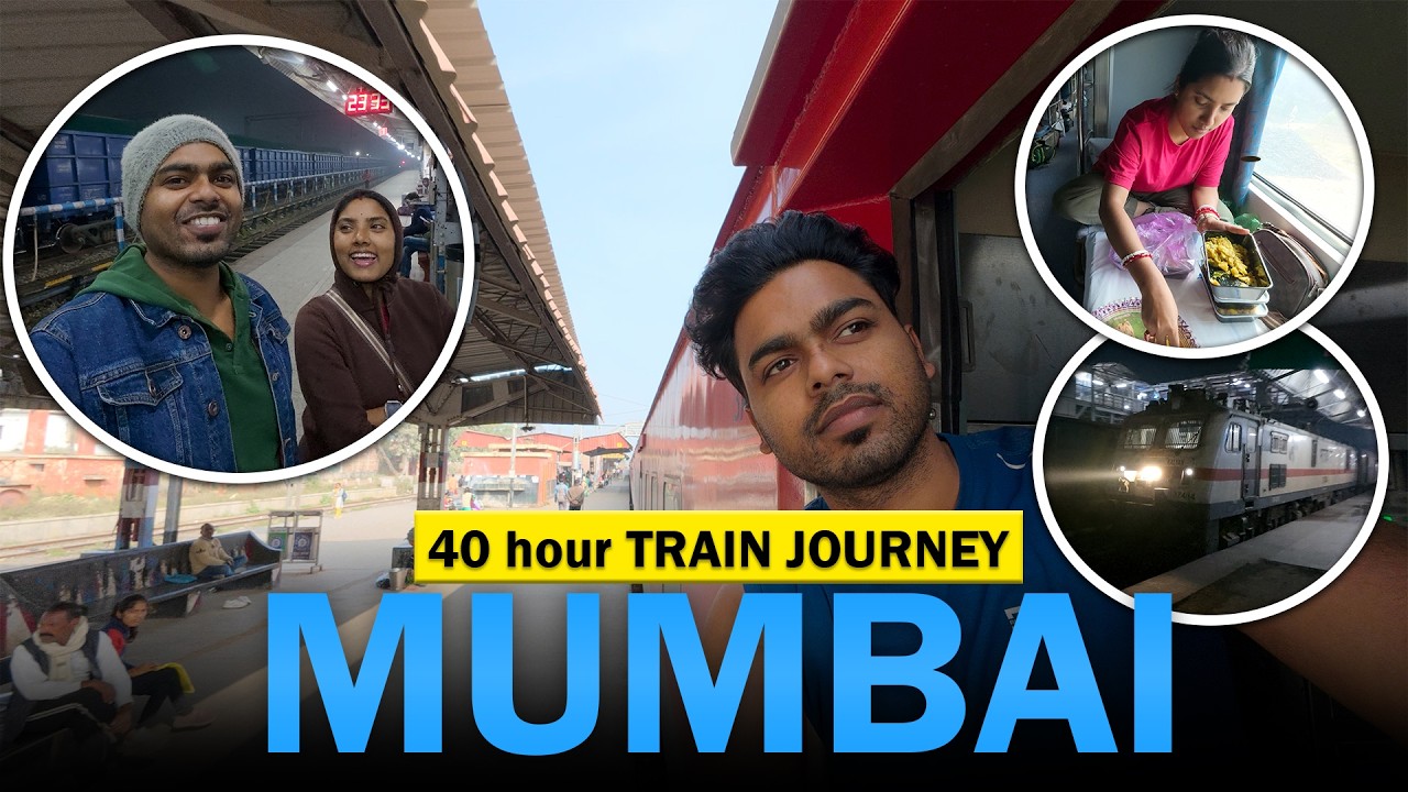 Going To Mumbai With Wife & Mother🚂||Train Journey Vlog