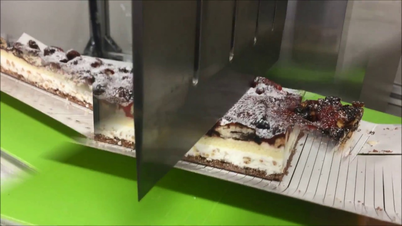 冷凍ケーキの超音波カット Ultrasonic Cutting For Frozen Cakes Youtube