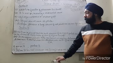 CLASS 10 2019 SCIENCE BOARD PAPER SOLUTIONS