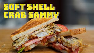 Amazing and Crunchy Soft Shell Crab Sandwich | Best Seafood Sammy | Best Way to Use Old Bay on Crab screenshot 5