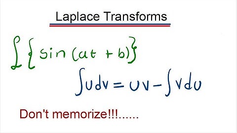Laplace Transform of sin(at + b)