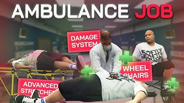 FiveM Advanced Ambulance Job [ ESX / QBCORE / QBOX] | pScripts