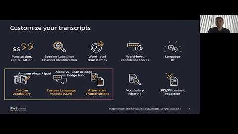 AWS ML short clips: unlock the potential of audio with Amazon Transcribe