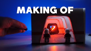 Making of - Vaders Rogue One hallway scene (practical effects Brickfilm)