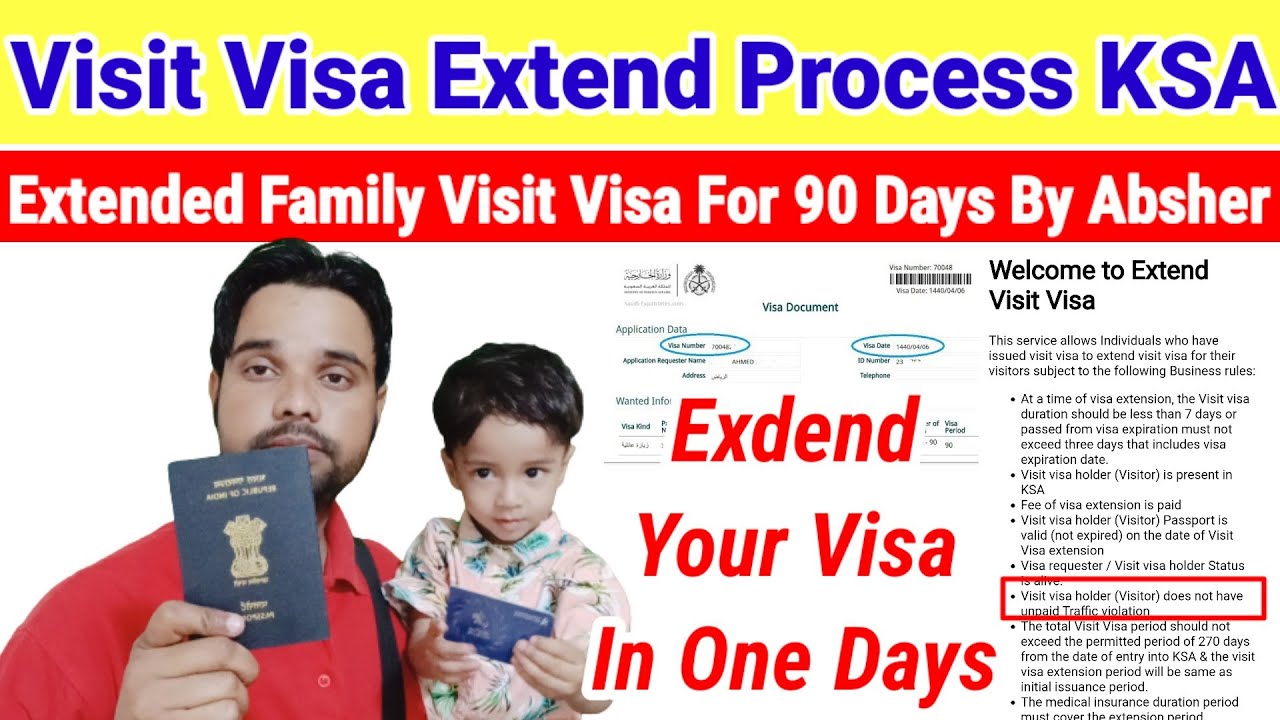 family visit visa extension saudi arabia