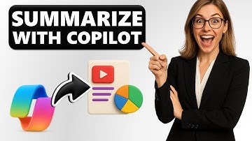 MICROSOFT COPILOT AI: Genereer GRATIS en EENVOUDIG samenvattingen van YouTube-video