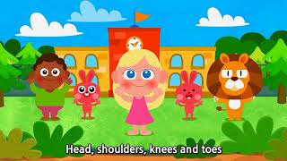 Head, Shoulder, knees and toes | English Rhymes for children | Kidztoon