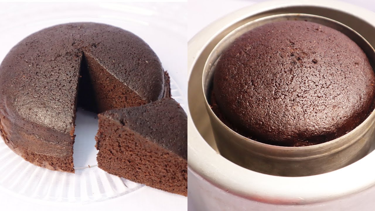 Chocolate marble cake using preethi electric pressure cooker