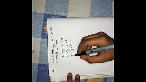 Making the System of equations diagonally dominant