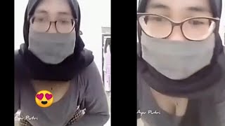 cewek cantik hijab sa*ge pamer t* gede