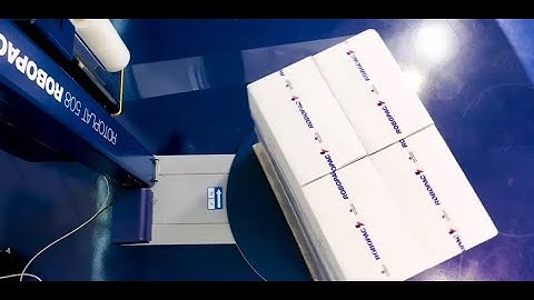 Rotoplat 508 semi automatic turntable stretch wrapper - Robopac USA